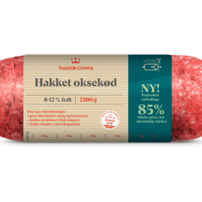 2,5kg Hakket oksekød Dansk Kød