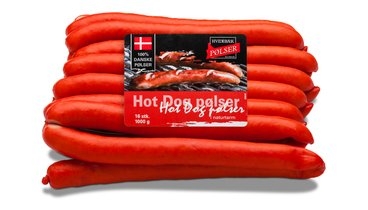 Hvidebæk - Store Hotdog Pølser - 800gram - The Meat Club